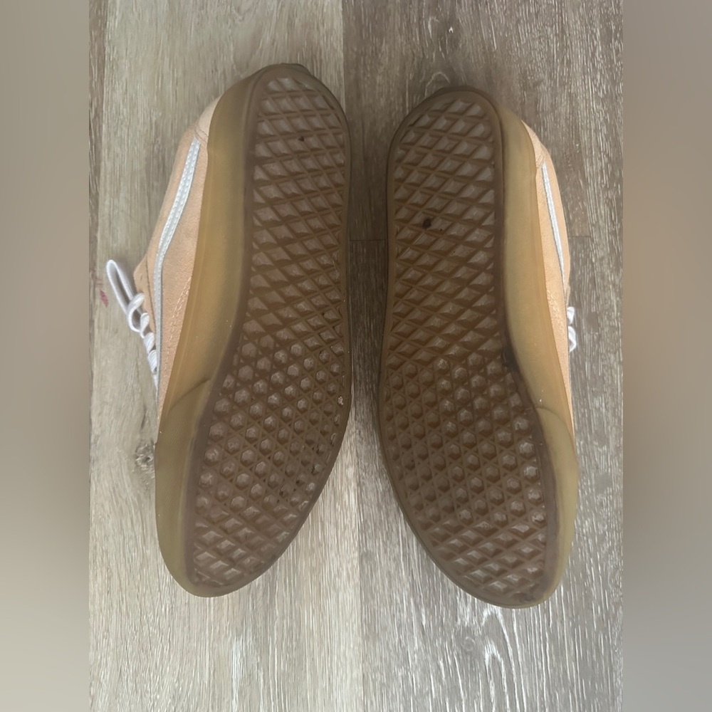 VANS Old Skool Double Light Gum Sneakers SIZE 8 Casual Peach Feminine Everyday - Picture 5 of 7